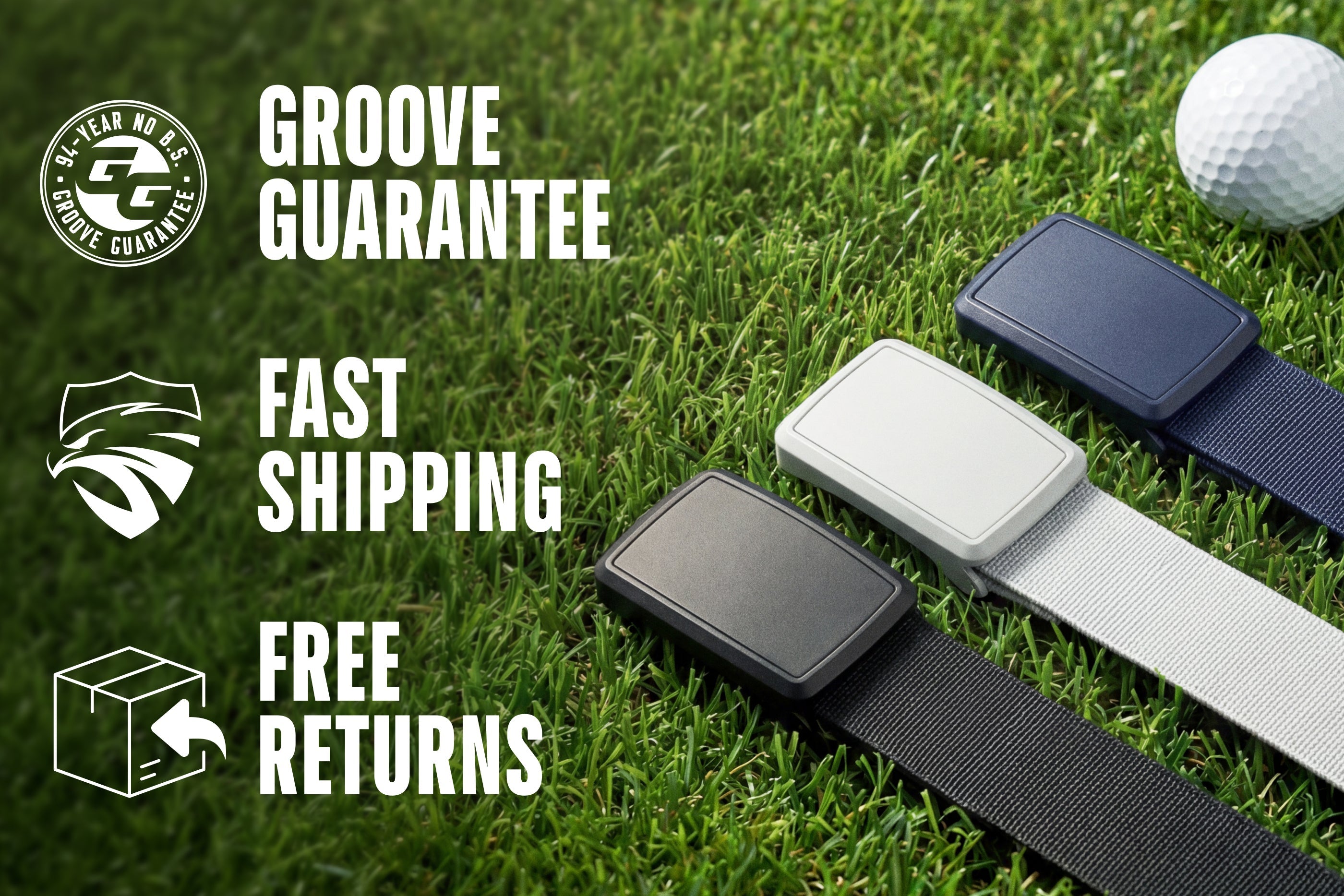 Groove Golf Belt Pro® - Navy Flag