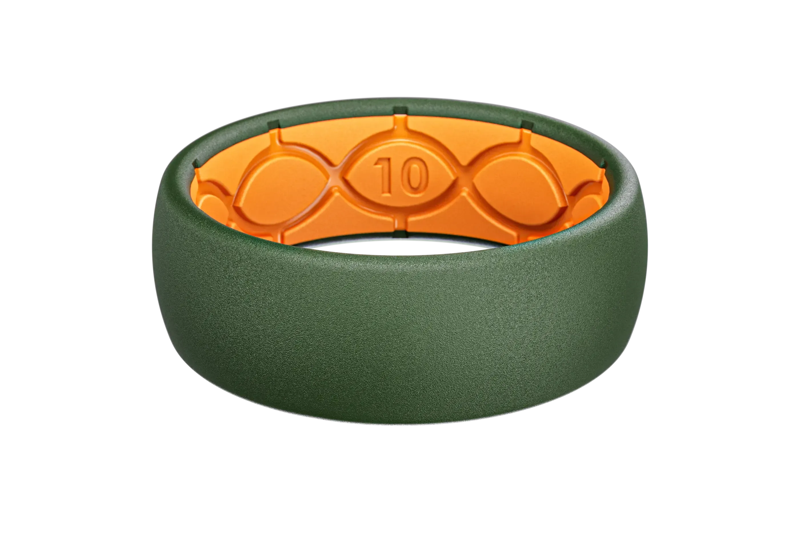 Solid Moss Green Ring
